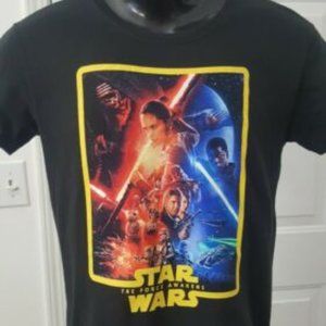 Brand New Unisex STAR WARS Galaxy Premiere T-Shirts Size YTH L Black